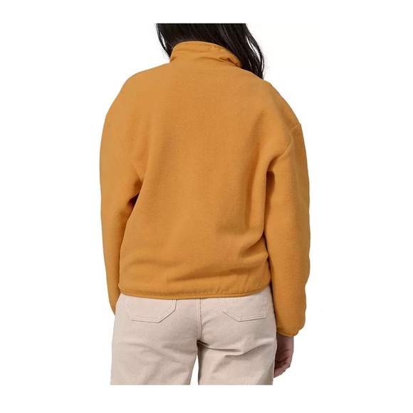 Patagonia Women's M Medium Synchilla Jacket Dried Mango Yellow Orange NWT Fleece - Picture 9 of 11
